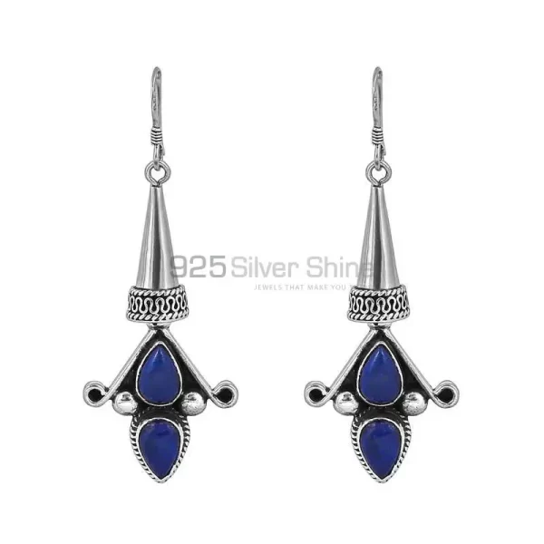 Lapis Lazuli Designer earring In 925 Sterling Silver Jewelry 925SE31