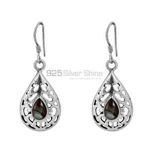Natural Labradorite Gemstone earring In 925 Sterling Silver Jewelry 925SE101