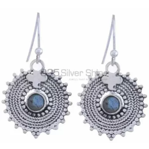 Natural Labradorite Gemstone earrings Manufacturer In 925 Sterling Silver Jewelry 925SE1201