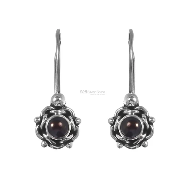 Natural Pearl Gemstone earrings In Solid 925 Silver 925SE232