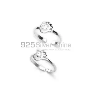 Natural Pearl Gemstone Toe Rings In Sterling Silver Jewelry