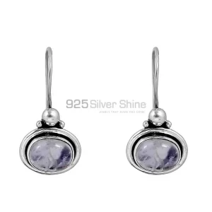 Rainbow Moonstone earring In 925 Solid Silver Jewelry 925SE116