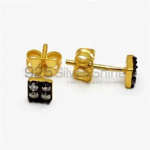 Semi Precious Chalcedony Gemstone earrings Suppliers In 925 Sterling Silver Jewelry 925SE1275