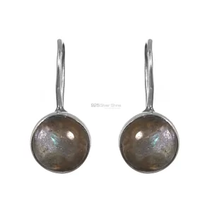 Semi Precious Labradorite Gemstone earrings In 925 Sterling Silver 925SE230