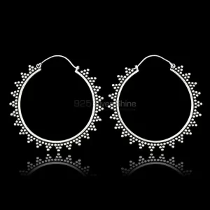 Sun Light Mandala earring Wholesaler In 925 Sterling Silver 925ME119