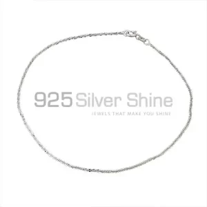 Traditional 925 Sterling Silver Anklet 925ANK18