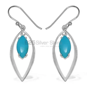 Unique 925 Sterling Silver earrings In Chalcedony Gemstone Jewelry 925SE907