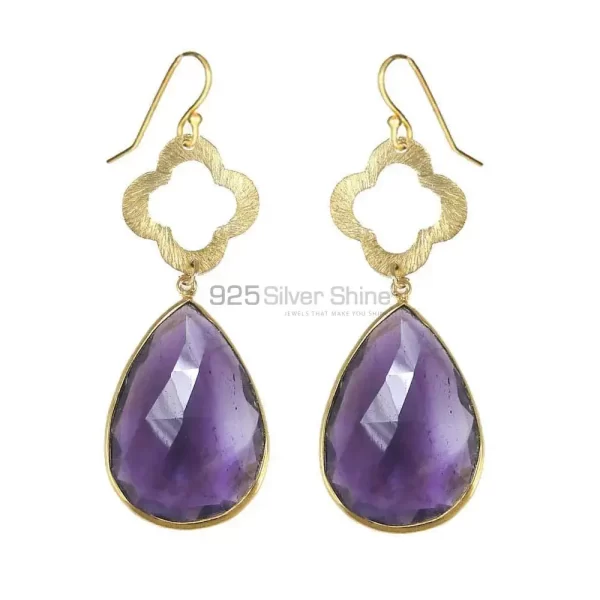 Unique 925 Sterling Silver earrings Wholesaler In Amethyst Gemstone Jewelry 925SE1899