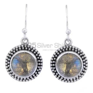 Unique 925 Sterling Silver earrings Wholesaler In Labradorite Gemstone Jewelry 925SE1224