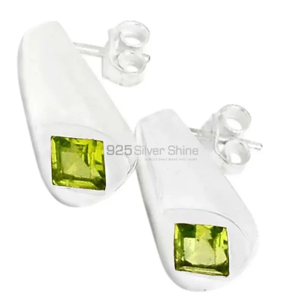 Unique 925 Sterling Silver earrings Wholesaler In Peridot Gemstone Jewelry 925SE443