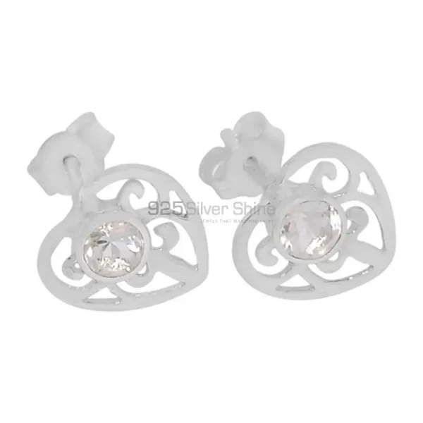Unique 925 Sterling Silver Handmade earrings Exporters In Crystal Gemstone Jewelry 925SE532