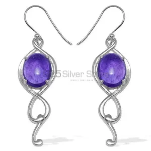 Unique 925 Sterling Silver Handmade earrings Manufacturer In Amethyst Gemstone Jewelry 925SE833