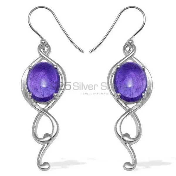 Unique 925 Sterling Silver Handmade earrings Manufacturer In Amethyst Gemstone Jewelry 925SE833