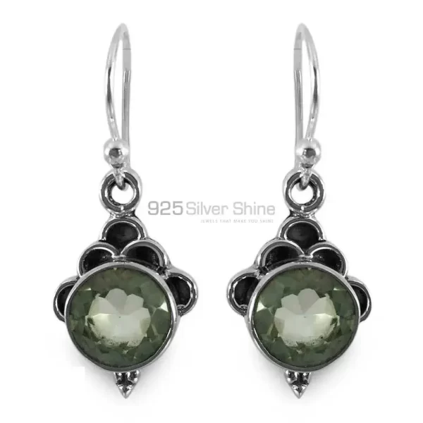 Unique 925 Sterling Silver Handmade earrings Suppliers In Peridot Gemstone Jewelry 925SE1308