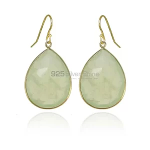 Wholesale 925 Sterling Silver earrings In Natural Aqua Gemstone 925SE1931