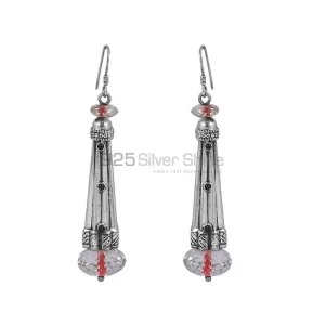 Wholesale Beads Stone Dangle earring In 925 Sterling Silver Jewelry 925SE145