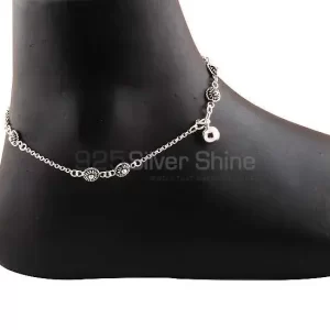Wholesale Chain Design Sterling Silver Anklet