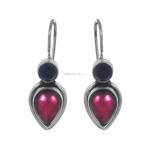 Wholesale Natural Semi Precious Gemstone earring In Sterling Silver Jewelry 925SE202