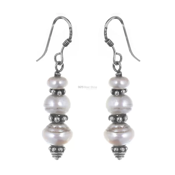 Wholesale pearl Beads earrings In Silver Jewelry 925SE161