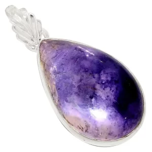 Wholesale Solid Sterling Silver Handmade Pendants In Tiffany Gemstone Jewelry 925SP154