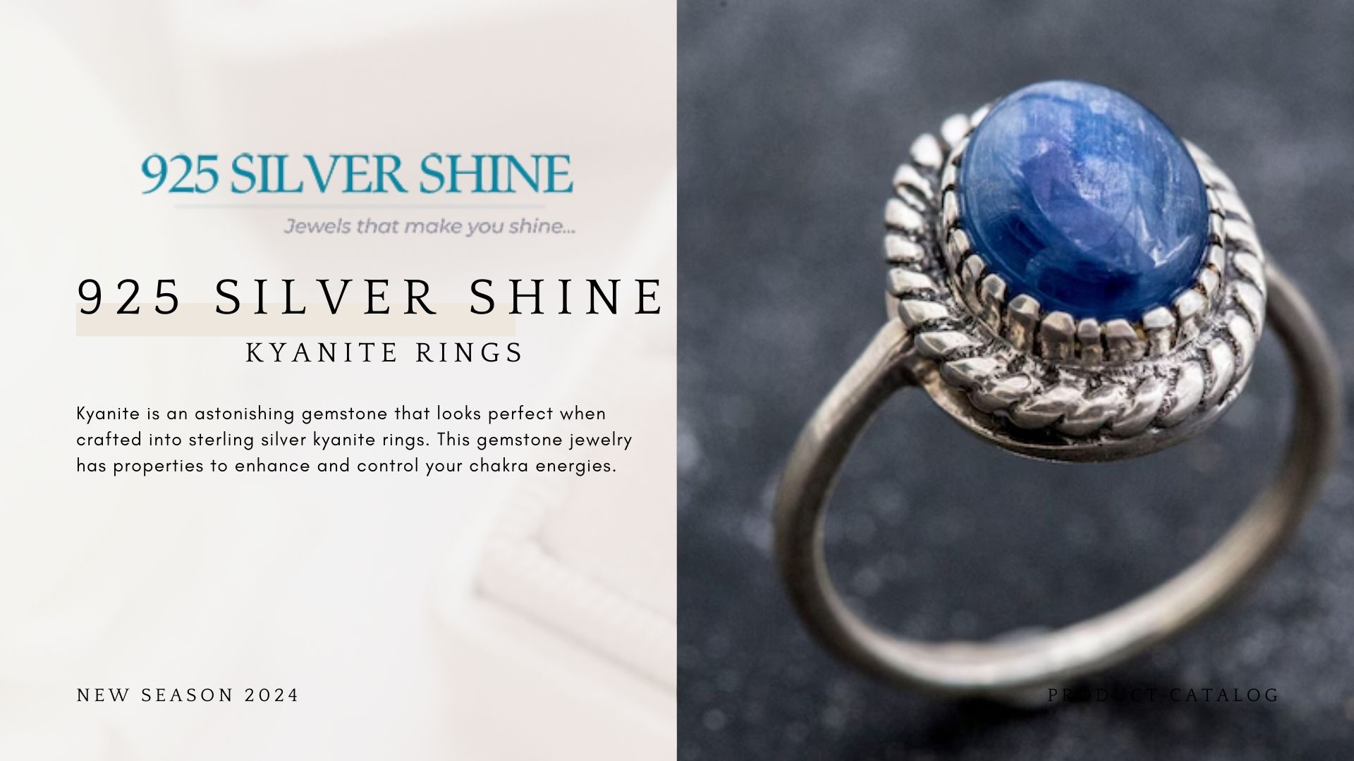 Gemstone Rings, kyanite ring, kyanite rings for women